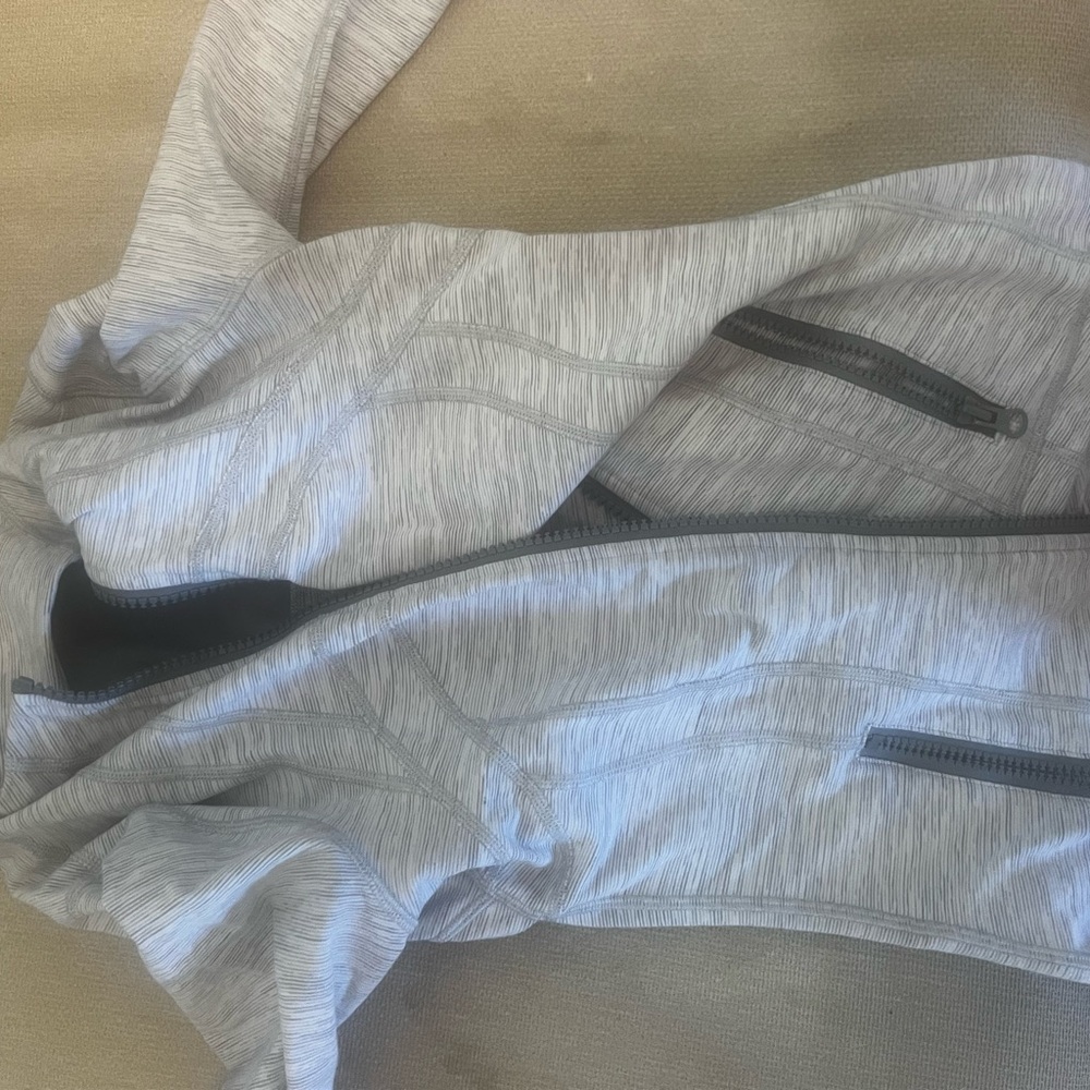 Gray Zip-Up Jacket